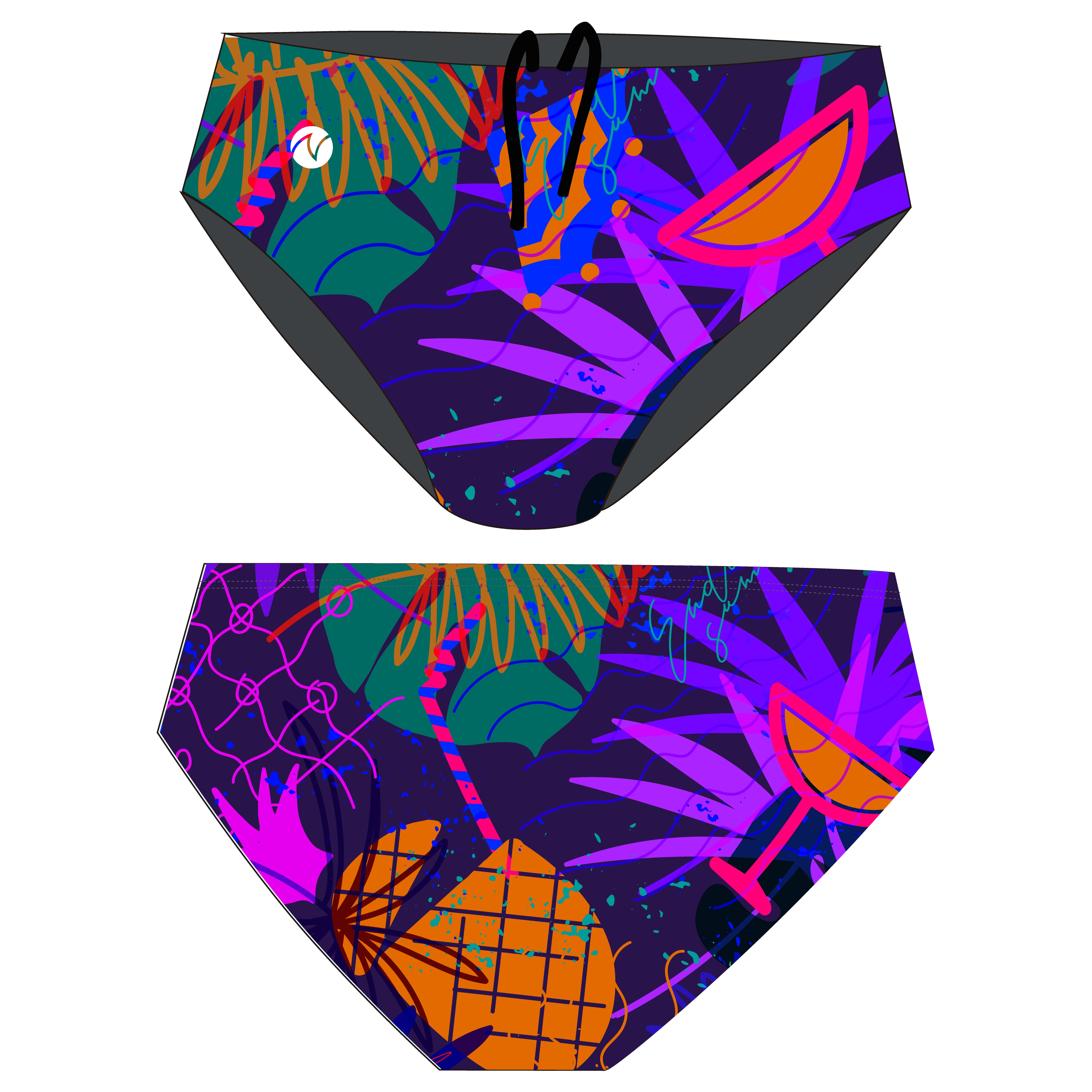 Pantaloneta clavadista Hawaii Night
