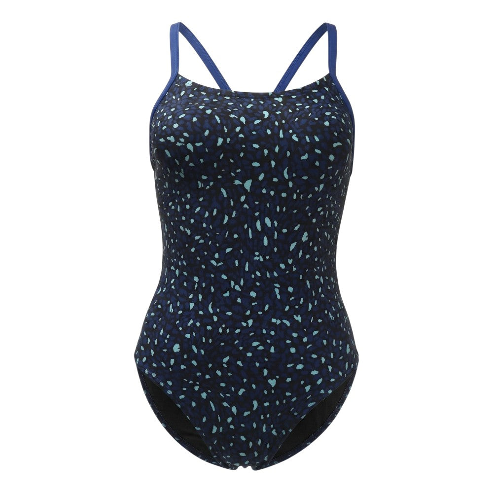 Vestido de baño entero tiras Flow Grid Deep