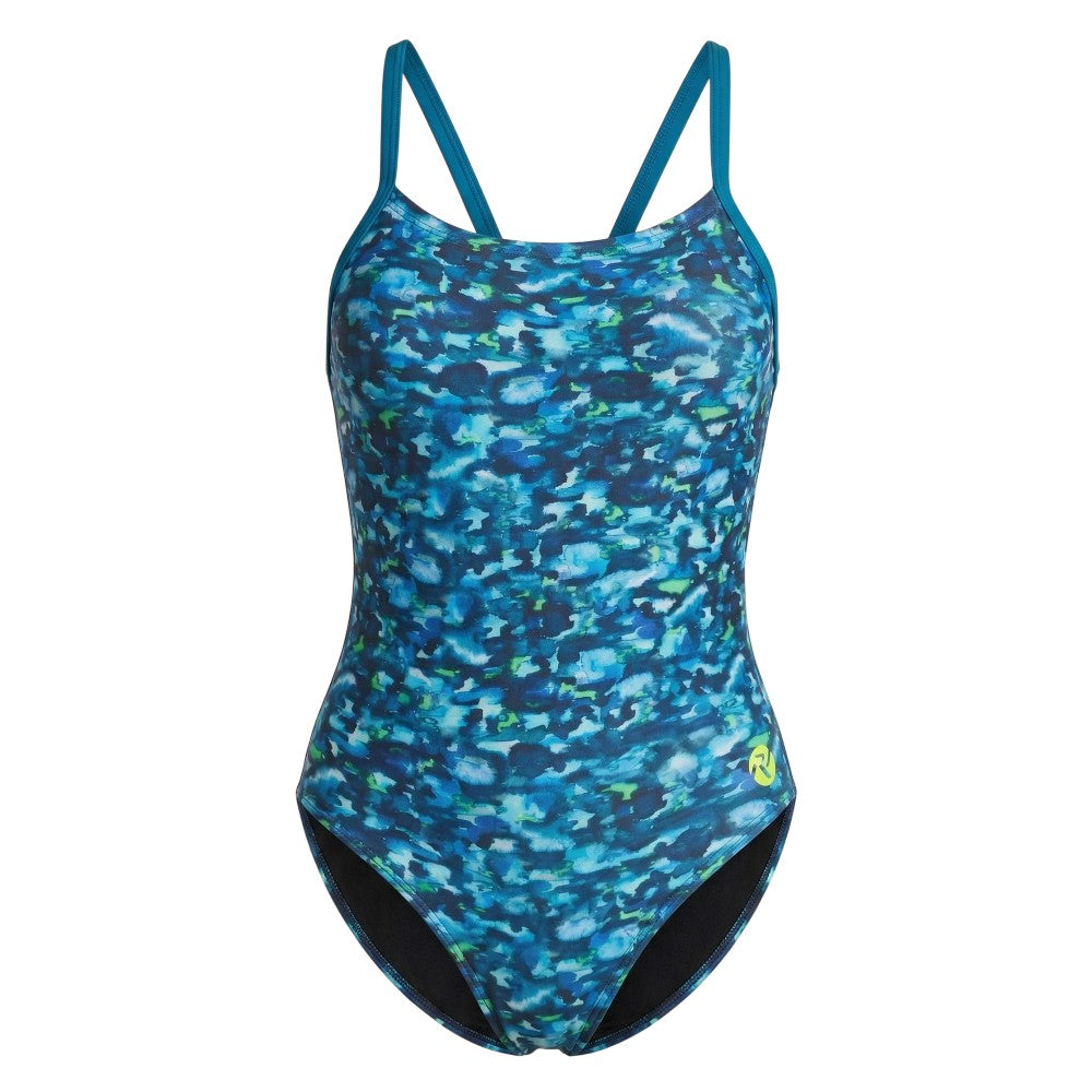 Vestido de baño entero tiras Hydro Blend Reef