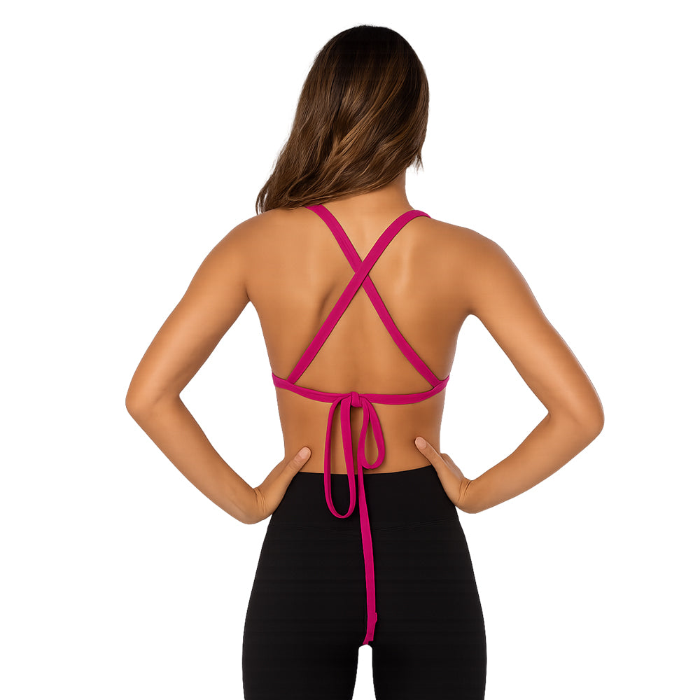 Top cruzado Activeflow pink