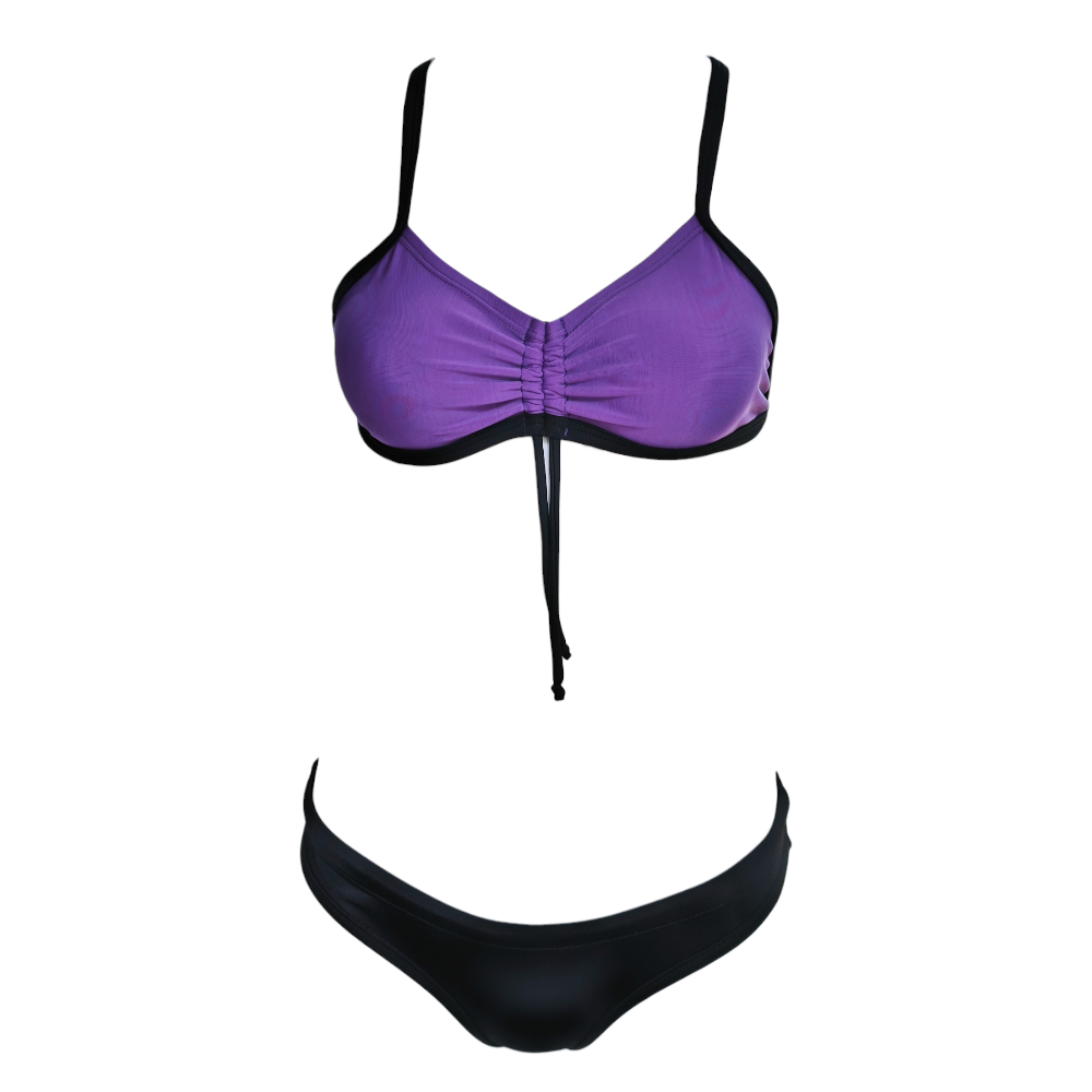 Top Violeta cruzado