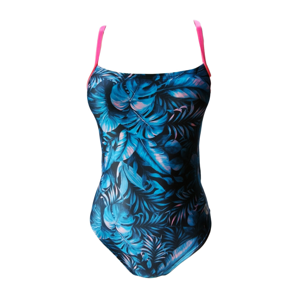 Vestido de baño entero tiras Tropic flow Deep