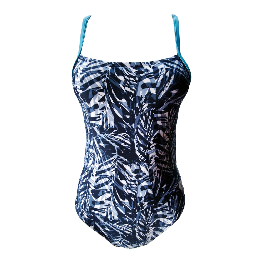 Vestido de baño entero tiras Shadow Palm Tide