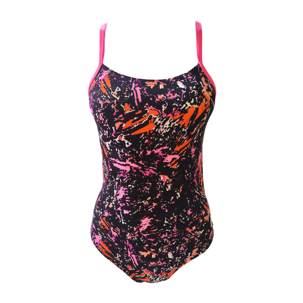 Vestido de baño entero tiras Vitamove Orange