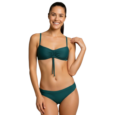 Vestido de Baño Deportivo Dos Piezas Esmeralda