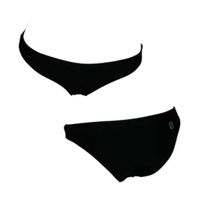 Dos piezas cruzado Negro Natare