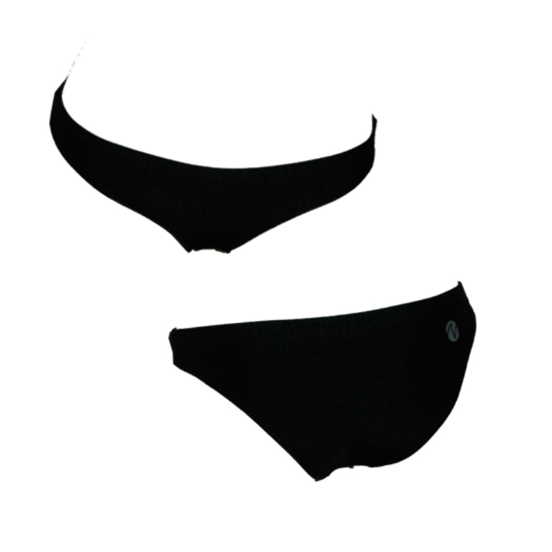 Dos piezas cruzado Negro Natare
