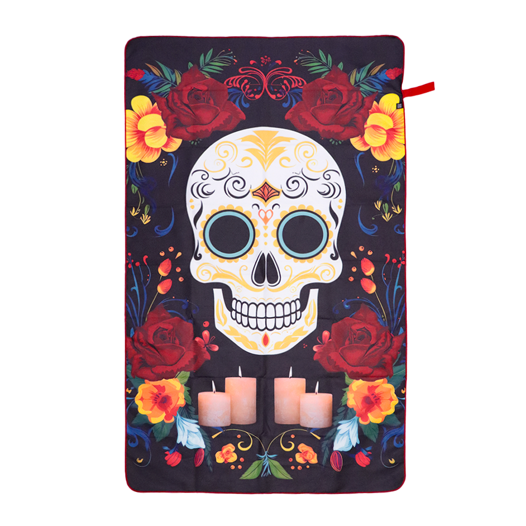 Toalla De Microfibra Sublimada / Día de los muertos (México)