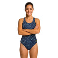 Vestido de baño entero cargaderas Flow Grid Deep
