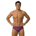 Pantaloneta clavadista Flow Grid Magenta