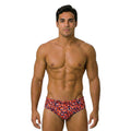 Pantaloneta clavadista Cloudskin red