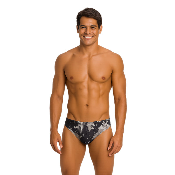 Pantaloneta clavadista frame grey