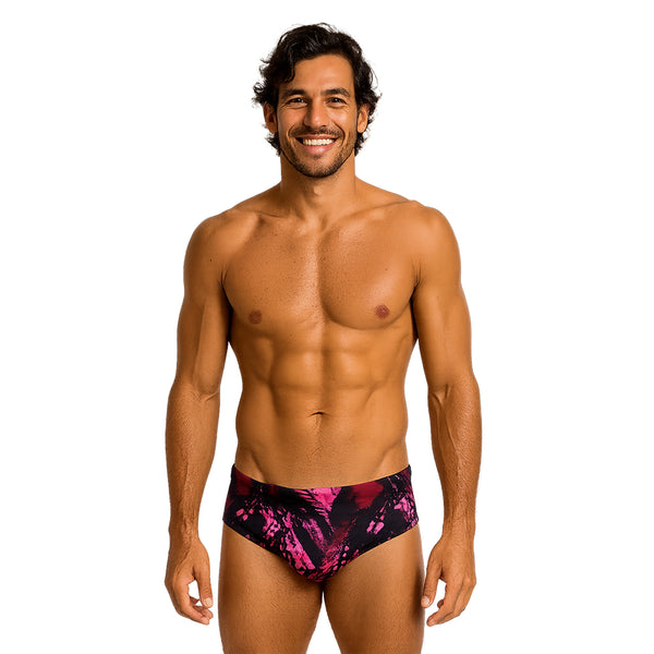 Pantaloneta sunga fractal red