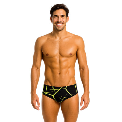 Pantaloneta sunga winfocus yellow para hombre – Natare Swim