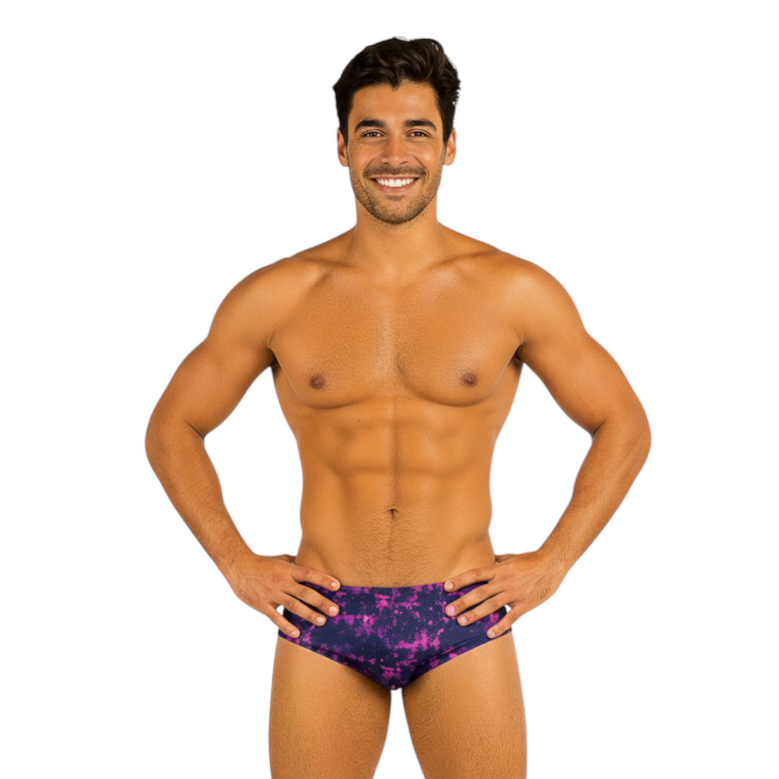 Pantaloneta sunga Pixel Fucsia