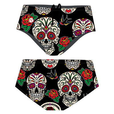 Pantaloneta sunga Mexico Ink Skull para hombre – Natare Swim