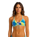 Top tiras Aloe hojas blue