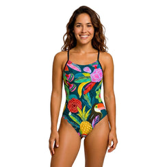 Vestido de baño entero tiras Brazil Tropic para mujer – Natare Swim
