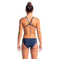 Dos Piezas Tiras Shadow Palm Tide / Tanga Navy