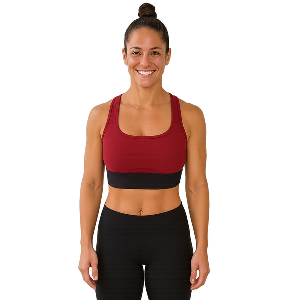 Top Deportivo Basic Burdeos