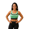 Top Deportivo Espalda Tiras Menta