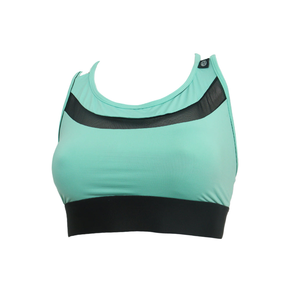 Top Deportivo Espalda Tiras Menta