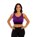 Top Deportivo Espalda Tiras Violeta