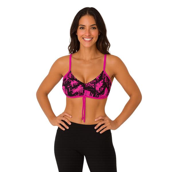 Top cruzado Activeflow pink