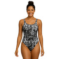Vestido de baño entero cargadera Shadow Palm Graphite