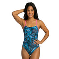 Vestido de baño entero tiras Tropic flow Deep