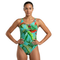 Vestido de baño enterizo selva verde