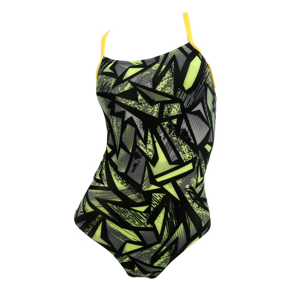 Mochila para equipo de natación de 27 L negro con amarillo 900 - Decathlon