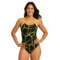 Vestido de baño entero tiras winfocus yellow