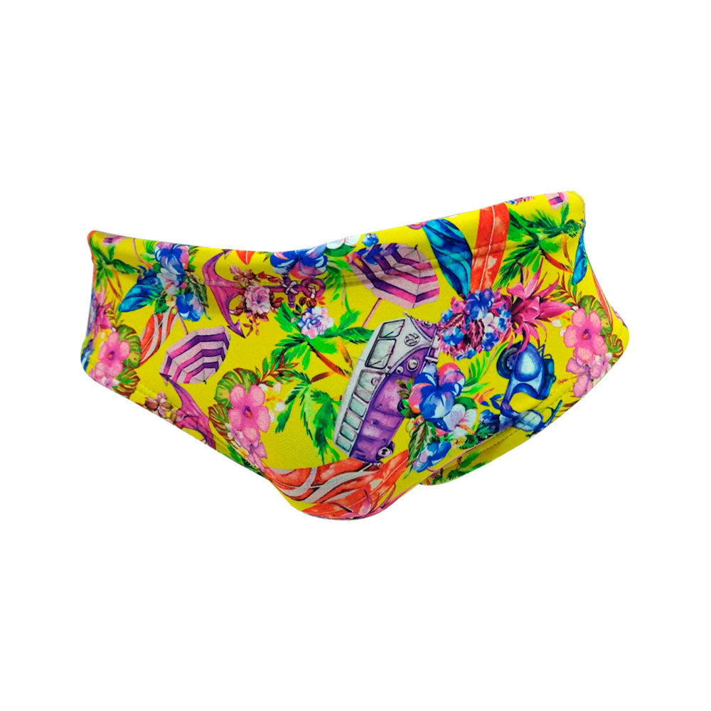 Pantaloneta clavadista Portugal yellow