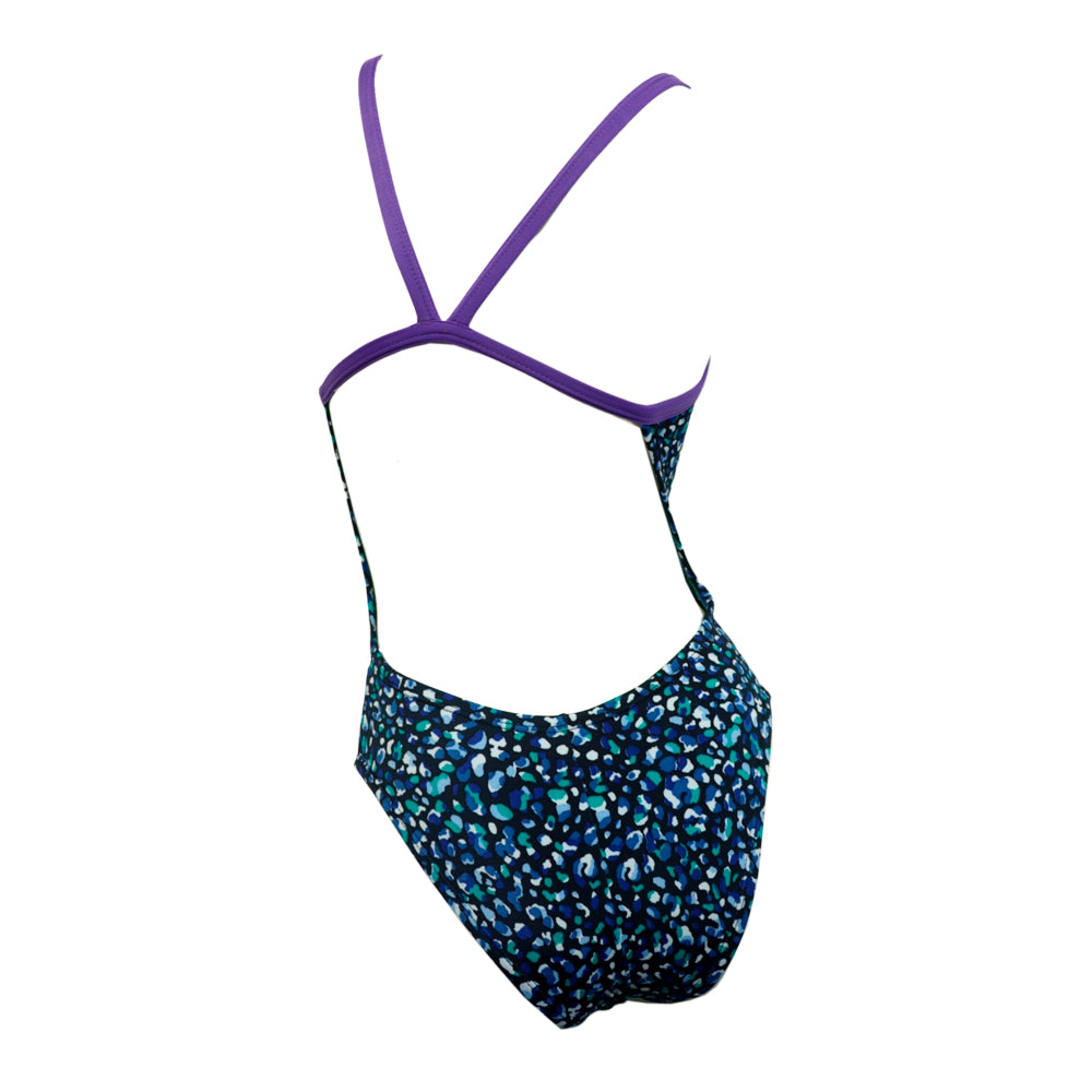 Vestido de baño entero tiras Cloudskin blue
