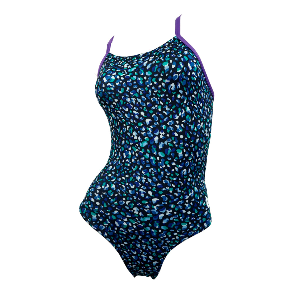 Vestido de baño entero tiras Cloudskin blue