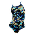 Vestido de baño entero tiras Gili Blue