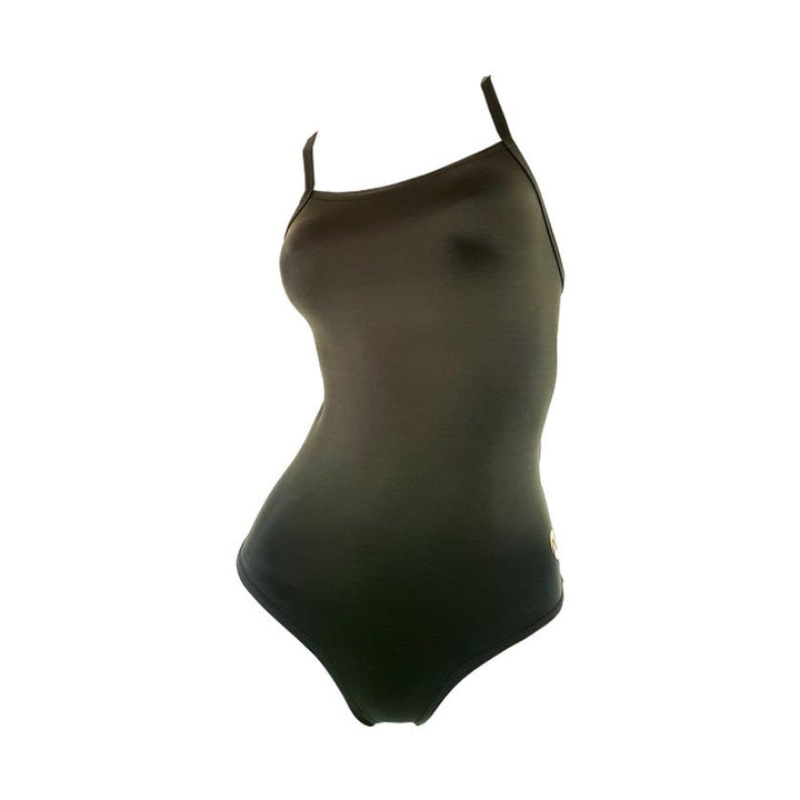 Vestido de baño entero tiras Militar